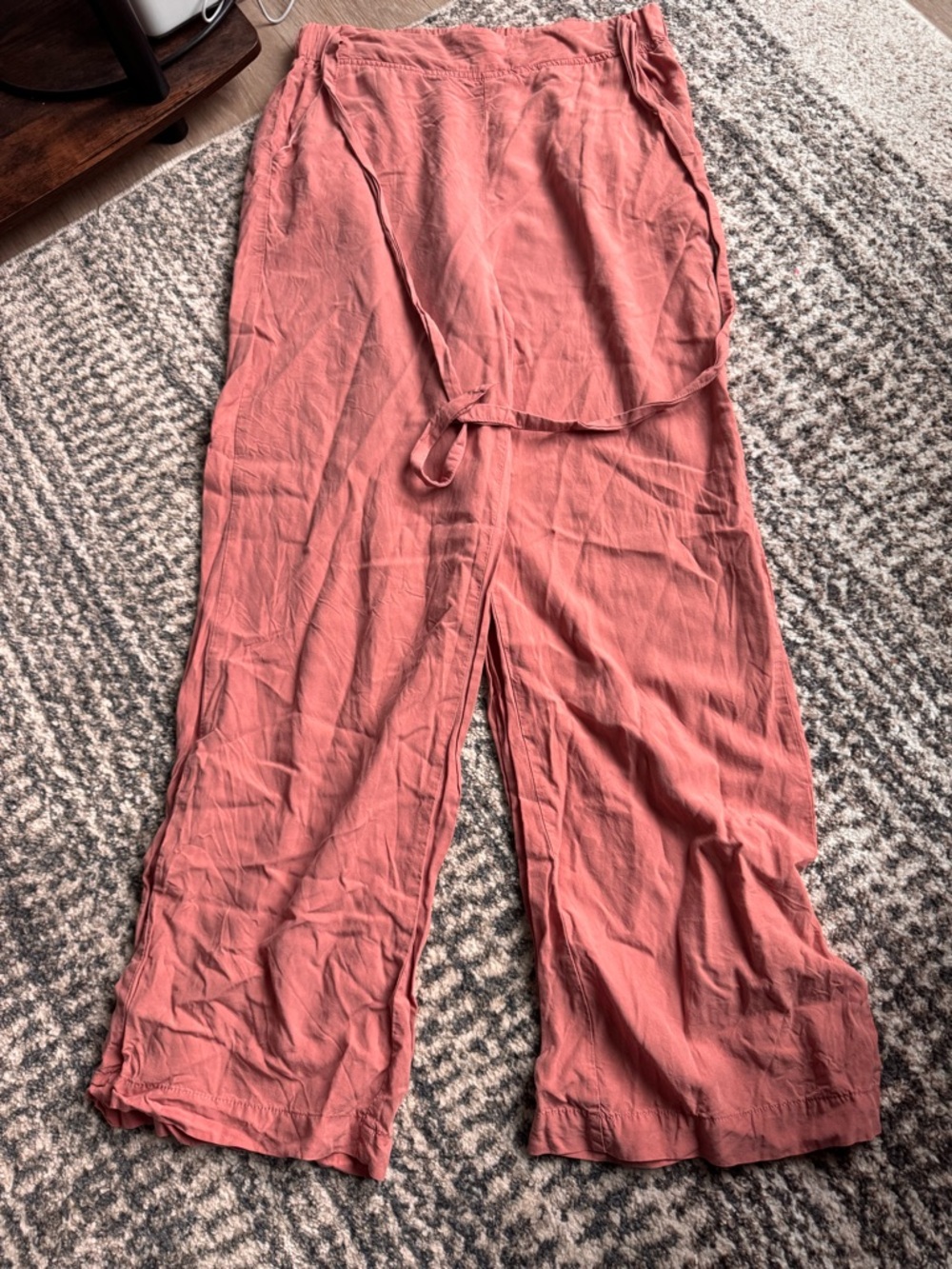 Thread & Supply Wide Leg Pants in Dusty Rose